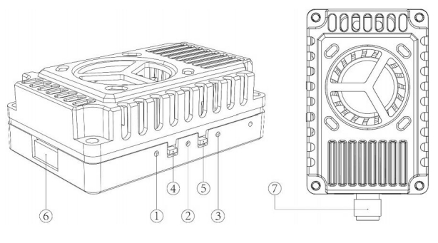 1.2G 10W Transmisor de video FPV inalámbrico de ultrarrango largo UAV VTX 25mW 10000mW Potencia RF ajustable 0
