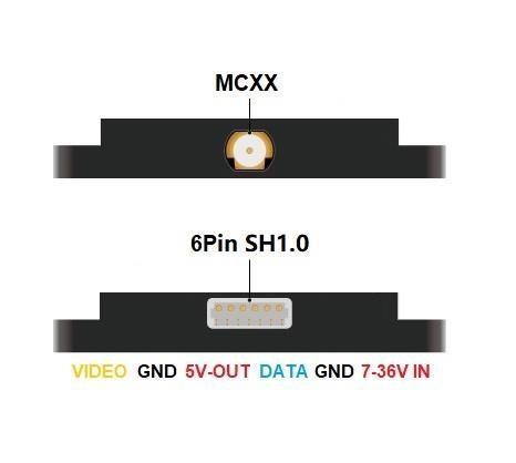 4.9G 5.8G 2.5W VTX UAV Transmisor de vídeo de larga distancia 20km Transmisión de vídeo FPV VTX para RC Drone 1