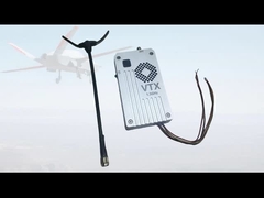 60km 1.5Ghz 5W UAV FPV VTX Drone Transmisor de vídeo 8 canales 12-36V