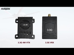 3Transmisor y receptor de video de ultrarrango largo de.3GHz 4W VTX VRX