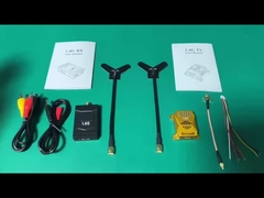 16 canales 1.6Ghz FPV VTX 3W Drone Video Transmitter Receptor con potencia de RF DC 6-26V