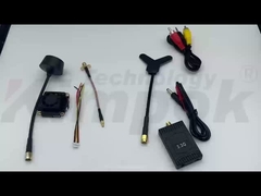 3.3G 6W Transmisor de vídeo 3.3Ghz FPV VTX 8 canales Transmisión de vídeo y audio de largo alcance