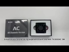 AKK Ultra Largo Alcance VTX 4.9G 5.8G 3W hasta 20 km FPV VTX Drone Transmisión de video 80CHs