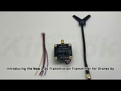 Nuevo transmisor de transmisión 2.2G para drones 4.5W VTX Potencia Imagen estable Experiencia de vuelo mejorada