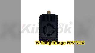 W Enlace de vídeo de largo alcance FPV VTX de 6 a 7 GHz de alta potencia