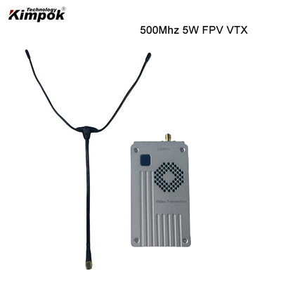 Transmisor de video de drones de 50 a 60 km 500MHz Transmisor de video inalámbrico de 5W