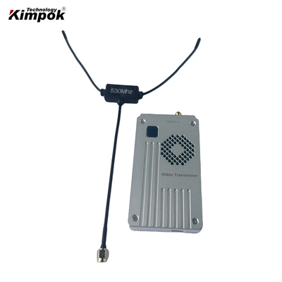 Transmisor de vídeo FPV de 500-600Mhz de 5 Watt Transmisor y receptor analógico inalámbrico FM de molde privado con 8 canales