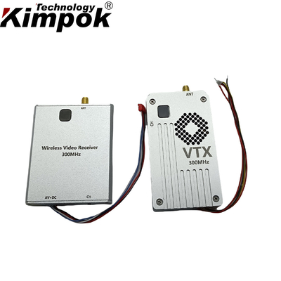 Transmisor y receptor de video de drones no tripulados de 5W FPV de 300 MHz para la transmisión de imágenes