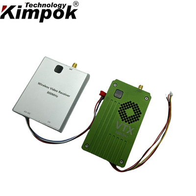 Transmisor de video de drones de 800 MHz 8W 800M Análogo FPV VTX VRX Transmisor de video