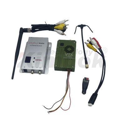1.2G VTX 1.2Ghz 8W FPV Transmisor de vídeo receptor de video de larga distancia Ultra Link de transmisión de imágenes VTX