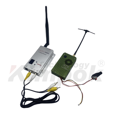 1.5Ghz 8W Transmisor de vídeo Receptor 1.5G VRX para RC FPV Drone de carreras Transmisión de vídeo VTX de alta potencia