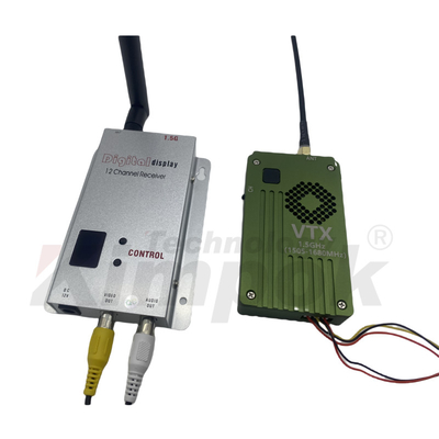 Transmisor y receptor de video de 1.5 GHz y 8W, 1.5G VRX para drones de carreras RC FPV, VTX de alta potencia