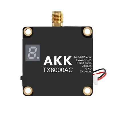 Módulo transmisor de video FPV de 8W 4.9-6.0GHz analógico para accesorios de drones
