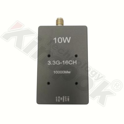 Transmisor de video VTX UAV de alta potencia de 10W 3.3G, 3.3 GHz FPV VTX, compatible con el protocolo IRC Tramp para drones RC