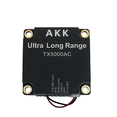 Partes de drones AKK TX5000AC 5W 5.8GHz FPV VTX 96CH Transmisor de video de carreras para 5.8G FPV Racing RC Quadcopter 48g Peso