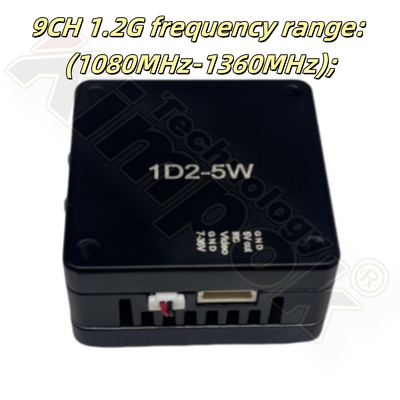 Transmisor de video FPV de 5W a 1.2GHz con protocolo IRC Tramp