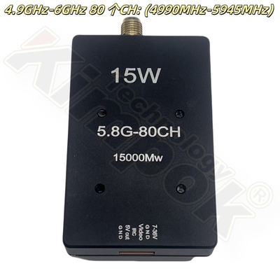 Transmisor de video inalámbrico de 15W 5.8G 5.8GHz VTX Accesorios de drones de transmisión remota de alta potencia 5.8GHz FPV