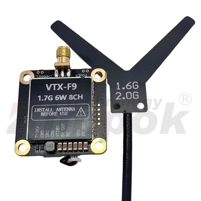 Transmisor de video inalámbrico para simulación de drones ultra potente de 1.7G 6W. Disfruta de la experiencia FPV definitiva