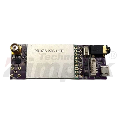 Receptor de transmisión de video analógico inalámbrico VRX de 2.5G para drones FPV