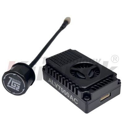 6.1-7.2G 7W 64CH FPV Transmisor de vídeo VTX para drones de carreras de largo alcance