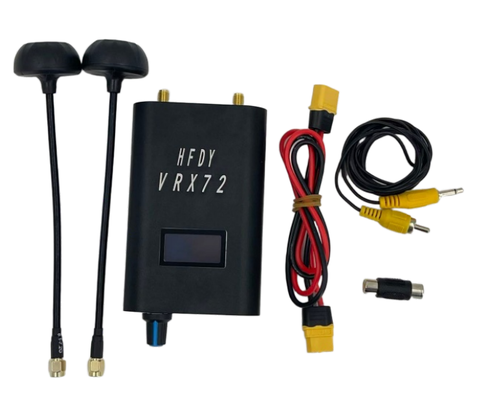 Transmisor de video inalámbrico HFDY VRXFPV VTX con alta potencia de transmisión y baja latencia adecuado para carreras e inspección con drones