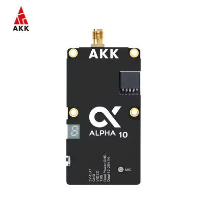 4.9G 5.8GHz FPV VTX 10W AKK Alpha 10 80CH 10 Watt Drone Video Transmitter TBS